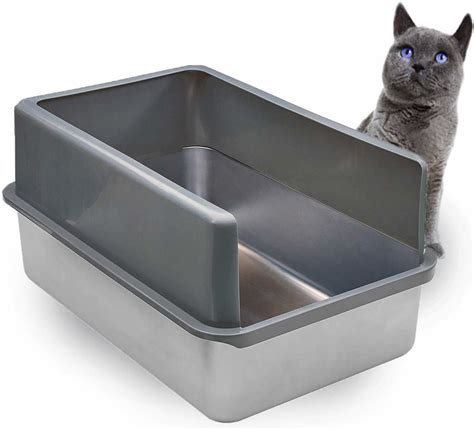 steel litter box vs plastic|stainless steel litter boxes reviews.